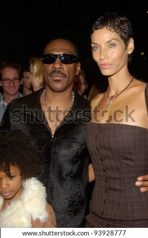 Actor Eddie Murphy & Wife Nicole & Children At The World Premiere Of ...