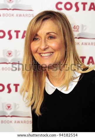 Fiona Phillips arriving for The 2012 Costa Book Awards at Quagliano\'s Restaurant in London on 24th Jan 2012 Pics by Simon Burchell / Featureflash