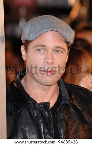 Brad Pitt at the Los Angeles premiere of \