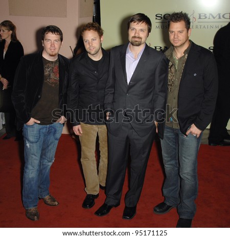 THIRD DAY at the Sony BMG post-Grammy Party at the Beverly Hills Hotel. February 12, 2007  Beverly Hills, CA Picture: Paul Smith / Featureflash