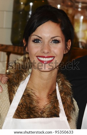 Jessica-Jane Clement during the  EATT (Eat at the Table) photocall, The Golden Union Chip Shop,  London. 08/02/2012 Picture by: Steve Vas / Featureflash