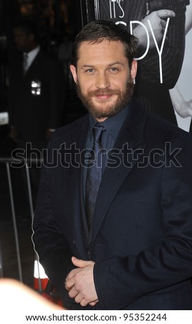 Tom Hardy at the Los Angeles premiere of his new movie \