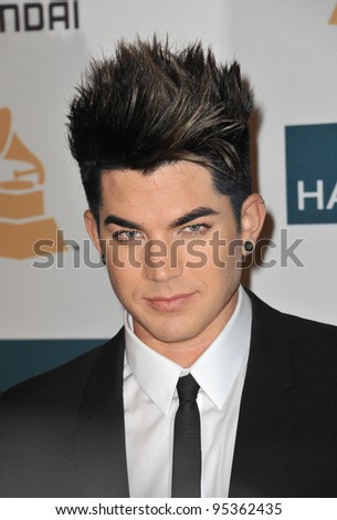 Adam Lambert at the 2012 Clive Davis Pre-Grammy Party at the Beverly Hilton Hotel, Beverly Hills. February 11, 2012  Los Angeles, CA Picture: Paul Smith / Featureflash