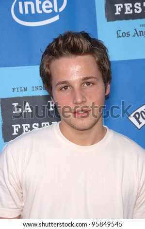 Actor SHAWN PYFROM at the Los Angeles Film Festival premiere of 