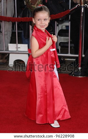 Actress ALYSSA SHAFER at the Los Angeles premiere of her new movie Just Like Heaven at the Grauman\'s Chinese Theatre, Hollywood. September 8, 2005  Los Angeles, CA  2005 Paul Smith / Featureflash
