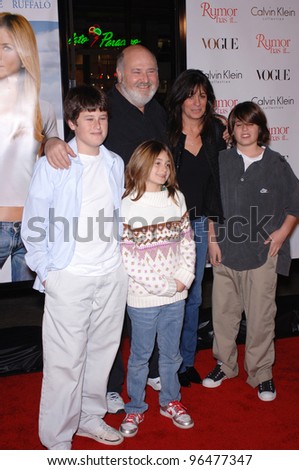 Director ROB REINER & family at the world premiere, in Hollywood, of his new movie Rumor Has It. December 15, 2005  Los Angeles, CA.  2005 Paul Smith / Featureflash