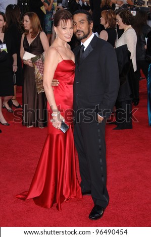 NAVEEN ANDREWS & BARBARA HERSHEY at the 63rd Annual Golden Globe Awards at the Beverly Hilton Hotel. January 16, 2006  Beverly Hills, CA  2006 Paul Smith / Featureflash