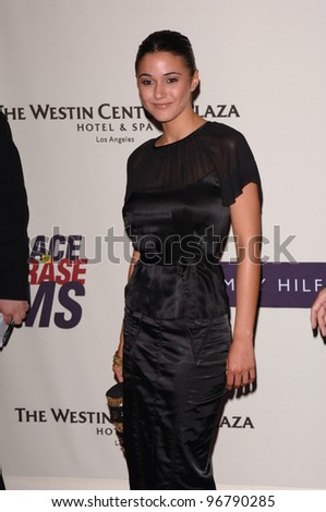 Actress EMMANUELLE CHRIQUI at the 12th Annual Race to Erase MS Gala themed \