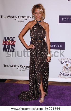 Actress NICOLE RICHIE at the 12th Annual Race to Erase MS Gala themed 