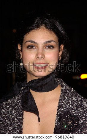 Dec 6, 2004; Los Angeles, CA: Actress MORENA BACCARIN at the world premiere of In Good Company, at the Grauman\'s Chinese Theatre, Hollywood.