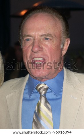 Actor JAMES CAAN & wife at charity event at Santa Monica Airport for The Robb Report\'s Best of the Best: Los Angeles. August 28, 2004