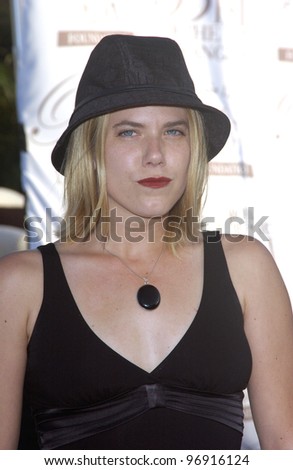 Actress BECKY WAHLSTROM at charity event at Santa Monica Airport for The Robb Report's Best of the Best: Los Angeles. August 28, 2004