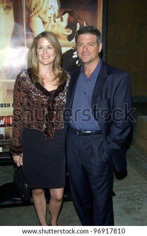 Actor CHRISTOPHER COUSINS & wife at the world premiere, in Hollywood, of his new movie Wicker Park. August 31, 2004
