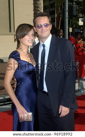 Actor Matthew Perry & Girlfriend Rachel Dunn At The 2004 Primetime ...