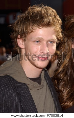 Actor JOHNNY LEWIS at the Los Angeles premiere of his new movie Raise Your Voice. October 3, 2004