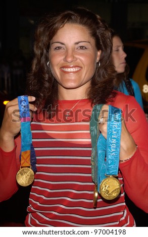 US Olmpic softball gold medalist LISA FERNANDEZ at the world premiere, in Hollywood, of Friday Night Lights. October 6, 2004