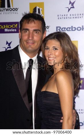 Actress JAMIE-LYNN DISCALA & husband at the 8th Annual Hollywood Film Festival\'s Hollywood Awards at the Beverly Hills Hilton. October 18, 2004