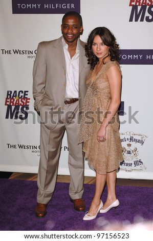 Actor DULE HILL & wife at the 12th Annual Race to Erase MS Gala themed \