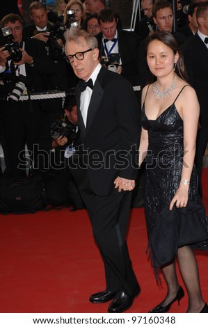 Director WOODY ALLEN & wife SOON-YI at the screening of Woody Allen\'s Match Point at the 58th Annual Film Festival de Cannes. May 12, 2005 Cannes, France.  2005 Paul Smith / Featureflash