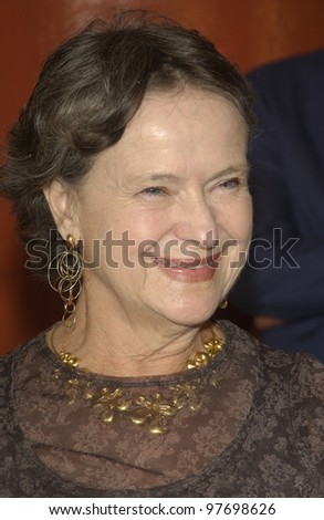 Novelist DIANE JOHNSON at the Los Angeles premiere of Le Divorce, which is based on her book. July 29, 2003  Paul Smith / Featureflash