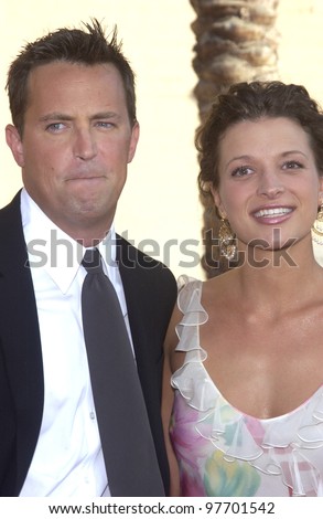 Matthew Perry & Girlfriend Rachel Dunn At The 2003 Primetime Creative ...