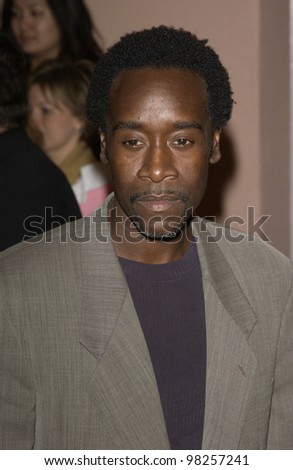 Actor DON CHEADLE at the Broadcast Film Critics 8th Annual Critics\' Choice Awards at the Beverly Hills Hotel. 17JAN2003.   Paul Smith / Featureflash