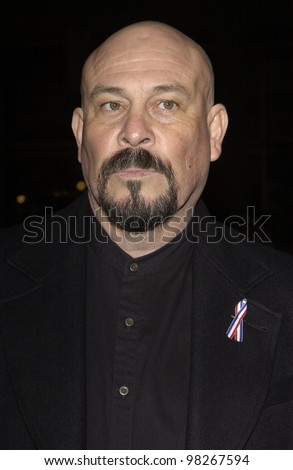 Actor MIKE MOROFF at the world premiere, in Hollywood, of A Man Apart. April 1, 2003