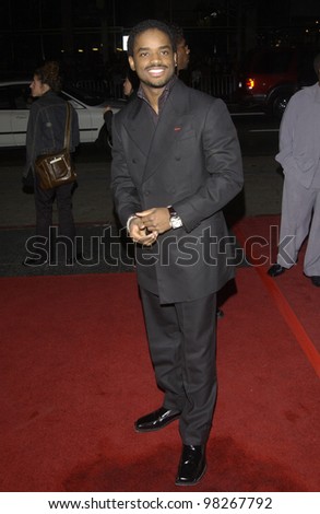 Actor LARENZ TATE at the world premiere, in Hollywood, of his new movie A Man Apart. April 1, 2003