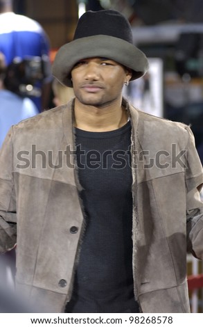 Actor DAMON WAYANS at the Los Angeles premiere of Malibu\'s Most Wanted. April 10, 2003