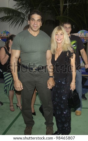 Actor Lou Ferrigno & Wife Carla At World Premiere Of His New Movie The ...