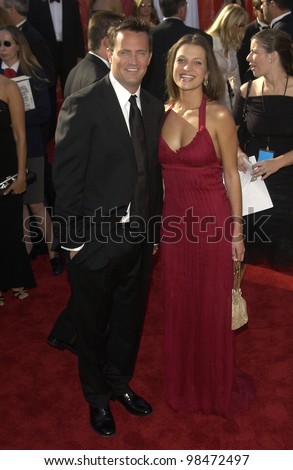 Matthew Perry & Girlfriend Rachel Dunn At The 55th Annual Primetime ...