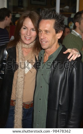 Producer BRIAN GRAZER & wife at the world premiere, in Hollywood, of his new movie Dr. Suess\' The Cat in the Hat. November 8, 2003  Paul Smith / Featureflash
