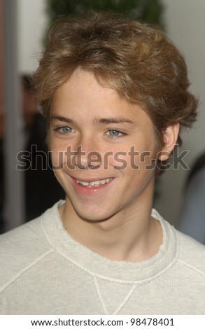 Actor JEREMY SUMPTER at the world premiere, in Hollywood, of Dr. Suess\' The Cat in the Hat. November 8, 2003  Paul Smith / Featureflash