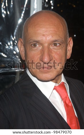 Actor BEN KINGSLEY at the world premiere of his new movie House of Sand and Fog, as part of the AFI Film Festival in Los Angeles. November 9, 2003  Paul Smith / Featureflash