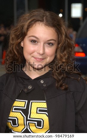 Actress ALEXA VEGA at the world premiere, in Hollywood, of Looney Tunes Back in Action. November 9, 2003  Paul Smith / Featureflash