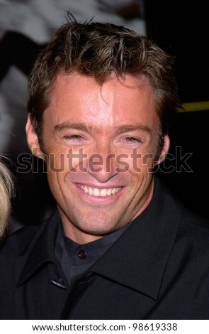 Actor HUGH JACKMAN at the Los Angeles premiere of Proof of Life. 04DEC2000.  Paul Smith / Featureflash