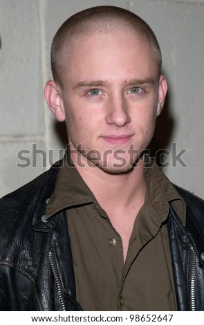 Actor BEN FOSTER at the world premiere of his new movie Get Over It, in Los Angeles. 08MAR2001.    Paul Smith/Featureflash