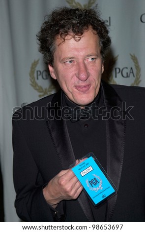 Actor GEOFFREY RUSH at the Producers Guild of America\'s 12th Annual Golden Laurel Awards in Los Angeles. 03MAR2001.    Paul Smith/Featureflash