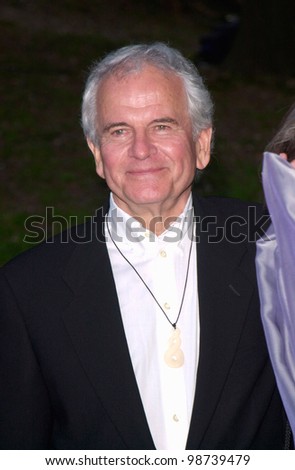 Actor IAN HOLM at party in Cannes to promote his new movie The Lord of the Rings. The party was held in the medieval Chateau de Castellaras in Mougins. 13MAY2001.   Paul Smith/Featureflash