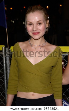 Actress RACHEL MINER, ex-wife of Macaulay Culkin, at the Los Angeles premiere of Summer Catch. 22AUG2001.   Paul Smith/Featureflash