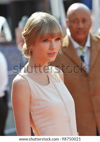 Taylor Swift at the world premiere of her new animated movie \