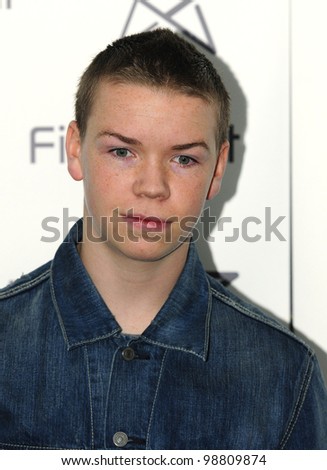 Will Poulter arriving at The First Light Film Awards 2012 BFI Southbank London. 05/03/2012 Picture by Simon Burchell / Featureflash