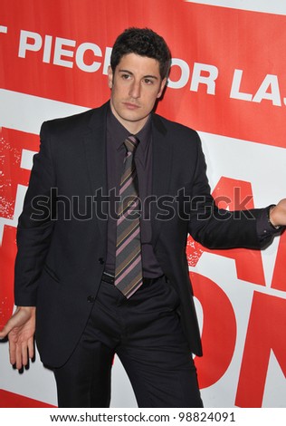 Jason Biggs at the US premiere of his new movie \
