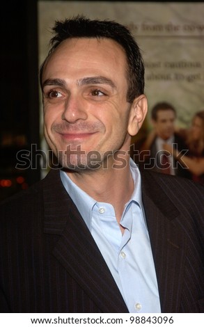 Actor HANK AZARIA at the world premiere, in Hollywood, of his new movie Along Came Polly. January 12, 2004