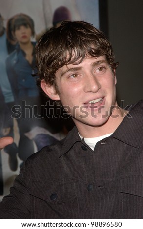 Actor BRYAN GREENBERG at the world premiere, in Hollywood, of his new movie The Perfect Score. January 27, 2004