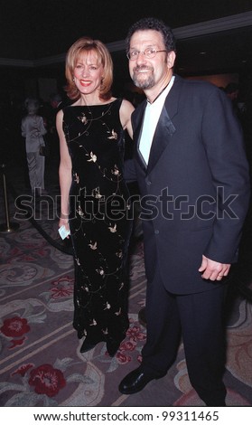 03MAR99:  Actress CHRISTINE LAHTI & husband at the Producers Guild of America Golden Laurel Awards in Beverly Hills.  Paul Smith / Featureflash