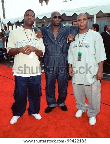 Sep 6, 1999 Rap group NAUGHTY BY NATURE at the Soul Train Lady of Soul Awards in Santa Monica where they were presenters.  Paul Smith / Featureflash