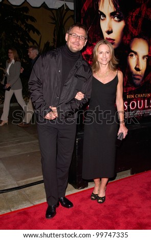 Actress HOLLY HUNTER & director husband JANUSZ KAMINSKI at the Los Angeles premiere of his new movie Lost Souls. 11OCT2000.  Paul Smith / Featureflash