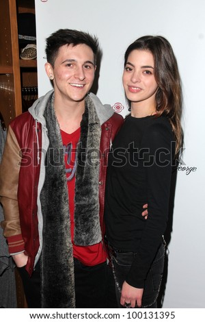Mitchel Musso, Gia Mantegna at the Launch Party for Q by Jodi Lyn O\'Keefe, Dari Boutique, Studio City, CA 01-23-12