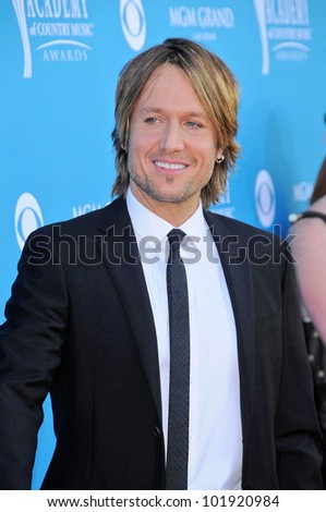 Keith Urban  at the 45th Academy of Country Music Awards Arrivals, MGM Grand Garden Arena, Las Vegas, NV. 04-18-10
